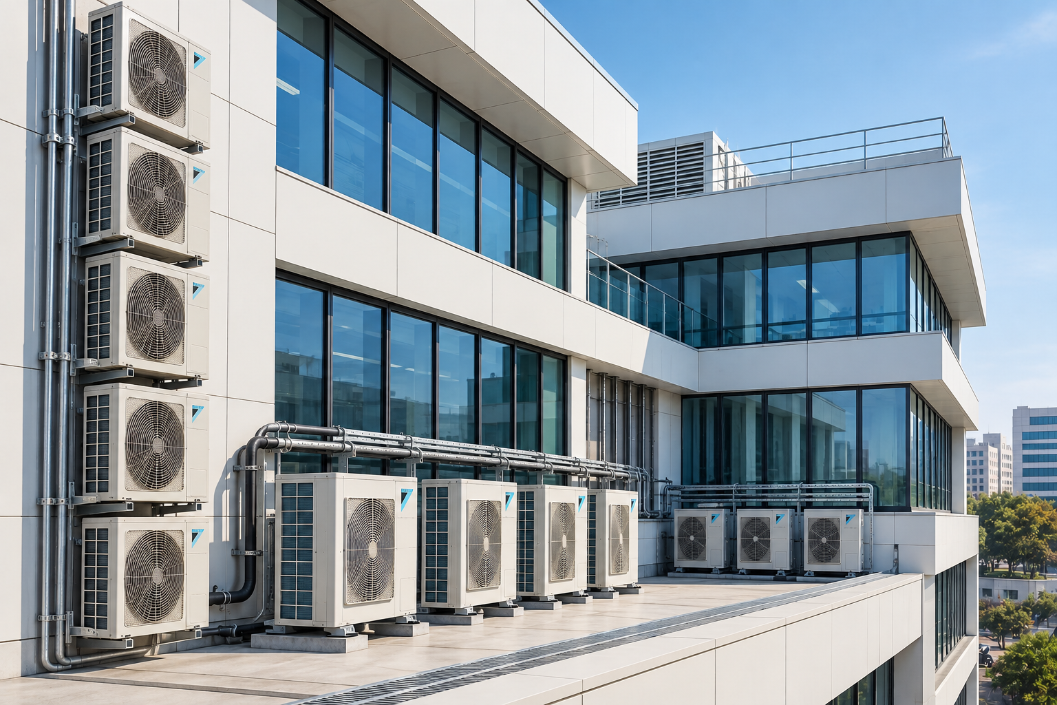 VRF system upgrade for a commercial office complex